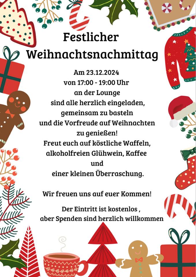 Festlicher Weihnachtsnachmittag